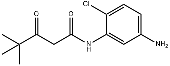 N-(5-Amino-2-chlorophenyl)-4,4-dimethyl-3-oxovaleramide Structure