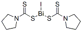 1-[((Iodo[(1-pyrrolidinylcarbothioyl)sulfanyl]bismuthino)sulfanyl)carb othioyl]pyrrolidine Structure