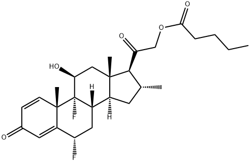 Diflucortolone valerate Structure
