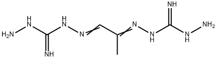 1,1'-(methylethanediylidenedinitrilo)bis(3-aminoguanidine) Structure