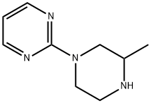 Pyrimidine, 2-(3-methyl-1-piperazinyl)- (9CI) Structure
