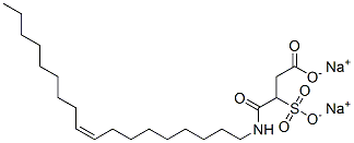 disodium (Z)-4-(9-octadecenylamino)-4-oxo-3-sulphonatobutyrate Structure