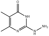 2-Hydrazino-5,6-dimethylpyrimidin-4(3{H})-one Structure