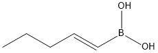 1-PENTENYLBORONIC ACID Structure