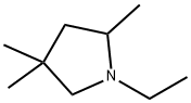 Pyrrolidine, 1-ethyl-2,4,4-trimethyl- (9CI) Structure