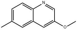 퀴놀린,3-메톡시-6-메틸-(9CI) 구조식 이미지