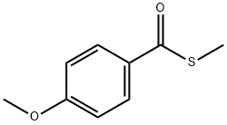 4-Methoxybenzenecarbothioic acid S-methyl ester Structure