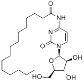 1-β-D-아라비노푸라노실-4-펜타데카노일아미노피리미딘-2(1H)-온 구조식 이미지