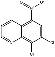 7,8-Dichloro-5-nitroquinoline Structure