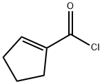 1-CYCLOPENTENE-1-CARBONYL CHLORIDE 구조식 이미지