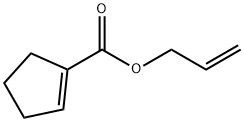 1-사이클로펜텐-1-카복실산,2-프로페닐에스테르(9CI) 구조식 이미지