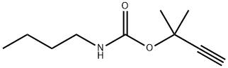 카르밤산,부틸-,1,1-디메틸-2-프로피닐에스테르(9CI) 구조식 이미지