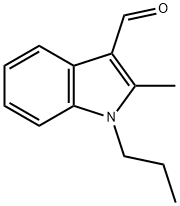 1H-Indole-3-carboxaldehyde,2-methyl-1-propyl-(9CI) Structure