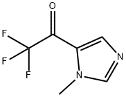 Ethanone, 2,2,2-trifluoro-1-(1-methyl-1H-imidazol-5-yl)- (9CI) Structure