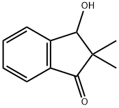 3-HYDROXY-2,2-DIMETHYLINDAN-1-ONE 구조식 이미지