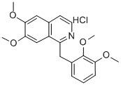 Chlorhydrate de (dimethoxy-2,3 benzyl)-1 dimethoxy-6,7 isoquinoleine [ French] Structure