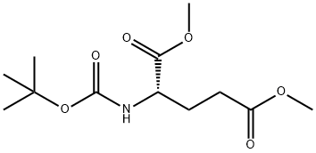 (R)-N-Boc-glutamic acid-1,5-dimethyl ester 구조식 이미지