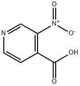 3-Nitroisonicotinic acid 구조식 이미지