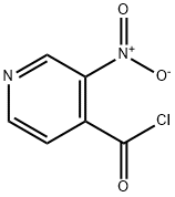 4-Pyridinecarbonyl chloride, 3-nitro- (9CI) Structure