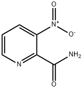 3-니트로피리딘-2-카르복스아미드 구조식 이미지