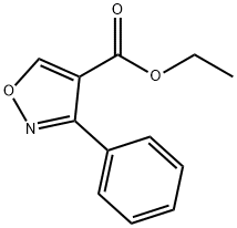 4-이속사졸카르복실산,3-페닐-,에틸에스테르(7CI,9CI) 구조식 이미지
