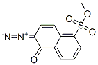 methyl 6-diazo-5,6-dihydro-5-oxonaphthalene-1-sulphonate Structure