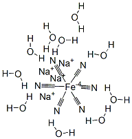 Sodium Hexacyanoferrate (II) Decahydrate Structure