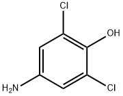 4-아미노-2,6-디클로로페놀 구조식 이미지