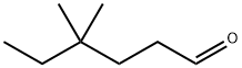 4,4-Dimethylhexanal Structure