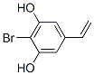 1,3-Benzenediol, 2-bromo-5-ethenyl- (9CI) Structure