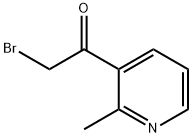 Ethanone, 2-bromo-1-(2-methyl-3-pyridinyl)- (9CI) Structure