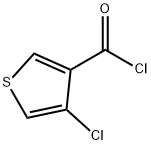 3-티오펜카르보닐클로라이드,4-클로로-(9CI) 구조식 이미지