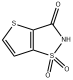 티에노[2,3-d]이소티아졸-3(2H)-온1,1-디옥사이드(SALTDATA:무료) 구조식 이미지