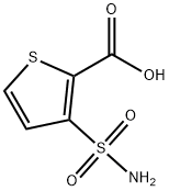 3-(AMINOSULFONYL)THIOPHENE-2-CARBOXYLIC ACID Structure