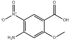 4-amino-5-nitro-o-anisic acid Structure