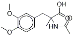 N-Acetyl D,L-α-Methyl DOPA Dimethyl Ether Structure