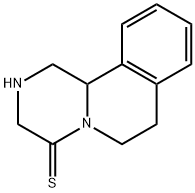 4H-Pyrazino[2,1-a]isoquinoline-4-thione,  1,2,3,6,7,11b-hexahydro- Structure
