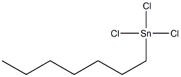 Trichloroheptyl Stannane Structure