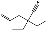 2,2-diethylpent-4-enenitrile Structure