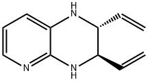 Pyrido[2,3-b]pyrazine, 2,3-diethenyl-1,2,3,4-tetrahydro-, trans- (9CI) Structure