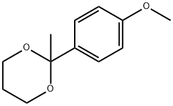 2-(4-methoxyphenyl)-2-methyl-1,3-dioxane Structure