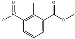 Methyl 2-methyl-3-nitrobenzoate 구조식 이미지