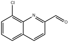 8-CHLORO-QUINOLINE-2-CARBALDEHYDE Structure