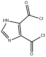 1H-이미다졸-4,5-디카르보닐디클로라이드(9CI) 구조식 이미지