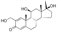 2-Hydroxymethyl-17α-methylandrostadiene-11α,17β-diol-3-one Structure