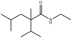 N-ethyl-2-isopropyl-2,4-dimethylvaleramide  Structure