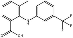 Benzoic  acid,  3-methyl-2-[[3-(trifluoromethyl)phenyl]amino]- Structure