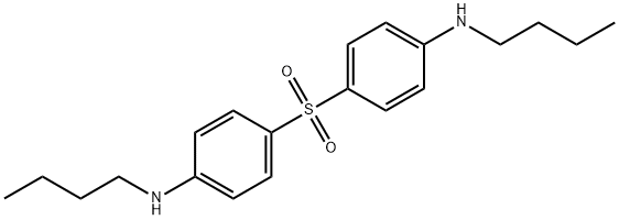 4,4'-dibutyrylaminodiphenyl sulfone Structure