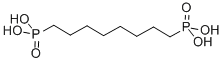 1,8-Diphosphonooctane,  1,8-octanediylbis-phosphonic  acid,  C8BPA 구조식 이미지