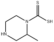 1-Piperazinecarbodithioicacid,2-methyl-(7CI,8CI,9CI) 구조식 이미지